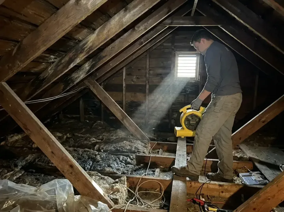 attic-water-damage-drying-proc-007 — frequently asked questions, Emergency Water Extraction & 24/7 Flood Response in Columbu…